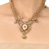 GOLD PLATED PURNA GOLD KUNDAN NECKLACE SET