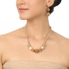 GOLD PLATED PURNA GOLD BEAD NECKLACE SET