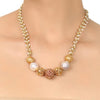 GOLD PLATED PURNA GOLD BEAD NECKLACE SET