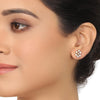 GOLD PLATED PURNA ZIRCON NECKLACE SET