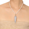 GOLD PLATED PURNA ZIRCON NECKLACE SET