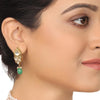 GOLD PLATED PURNA KUNDAN CHOKER NECKLACE SET
