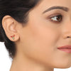 GOLD PLATED PURNA RED GREEN NECKLACE SET