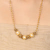 GOLD PLATED PURNA PEARL NECKLACE SET