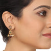 GOLD PLATED PURNA RUBY NECKLACE SET