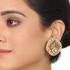 Gold Plated Deva Yakshini Pearl Kundan Set