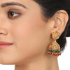 Gold Plated Deva Peacock Necklace Set
