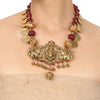 Gold Plated Deva Ganapati Necklace Set