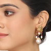 Gold Plated Deva Krishna Kundan Pearl Necklace Set