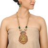 Gold Plated Deva Gopala Kundan Necklace Set