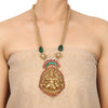 Gold Plated Deva Gopala Kundan Necklace Set