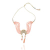 PINK CORAL KUNDAN CHOKER SET