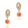 PINK CORAL KUNDAN CHOKER SET