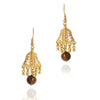 GOLD PLATED PURNA BROWN NECKLACE SET