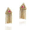 GOLD PLATED PURNA GOLD KUNDAN NECKLACE SET