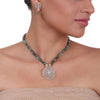 Gold Plated Celestial Zircon Necklace Set