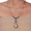 Silver Plated Celestial Smokey Citrine Necklace Set