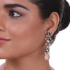 Silver Plated Pacchi Rose Quartz Necklace Set