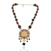 Gold Plated Deva Lakshmi Rudraksh Necklace Set
