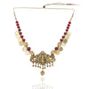 Gold Plated Deva Ganapati Necklace Set