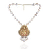 Gold Plated Deva Krishna Kundan Pearl Necklace Set