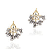 Gold & Silver Plated Mishran Floral Kundan Choker Set