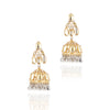 Gold & Silver Plated Mishran Kundan Choker Set