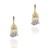 Gold & Silver Plated Mishran Bugadi Jhumki Earrings