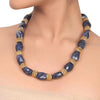 Gold Plated Dor Lapiz Necklace Set