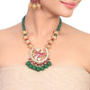 Gold Plated Samastham Kundan Necklace Set