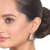 Gold Plated Samastham Blue Zircon Necklace Set