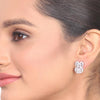 Silver Plated Samastham Zircon Collar Necklace Set