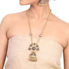 Silver & Gold Plated Samastham Tribal Jhumki Necklace Set