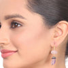Silver & Gold Plated Samastham Amethyst Victorian Necklace Set