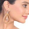 Gold & Silver Plated Kundala Earrings