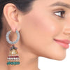 Gold & Silver Plated Kundala Jhumki Earrings