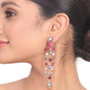 Silver Plated Kundala Victorian Earrings