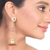 Gold Plated Kundala Jhumki Earrings