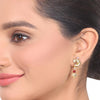 Gold Plated Samastham Peacock Necklace Set