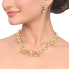 Gold Plated Samastham Peacock Necklace Set