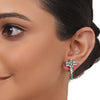 Silver Plated Valentine Green Necklace Set