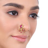Gold Plated Kundan Nosepin