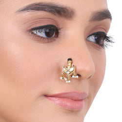 Gold Plated Kundan Nosepin