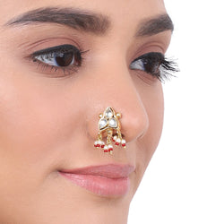 Gold Plated Kundan Nosepin