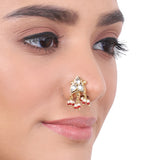 Gold Plated Kundan Nosepin