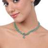 Silver Plated Baisakh Aqua Choker Set