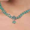 Silver Plated Baisakh Aqua Choker Set