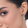 Silver Plated Baisakh Aqua Choker Set