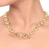 Gold Plated Samastham Peacock Necklace Set